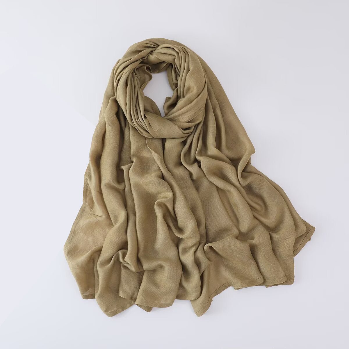 Solid Color Minimalist Versatile Soft Hijab (MH170) - Mariam's Collection