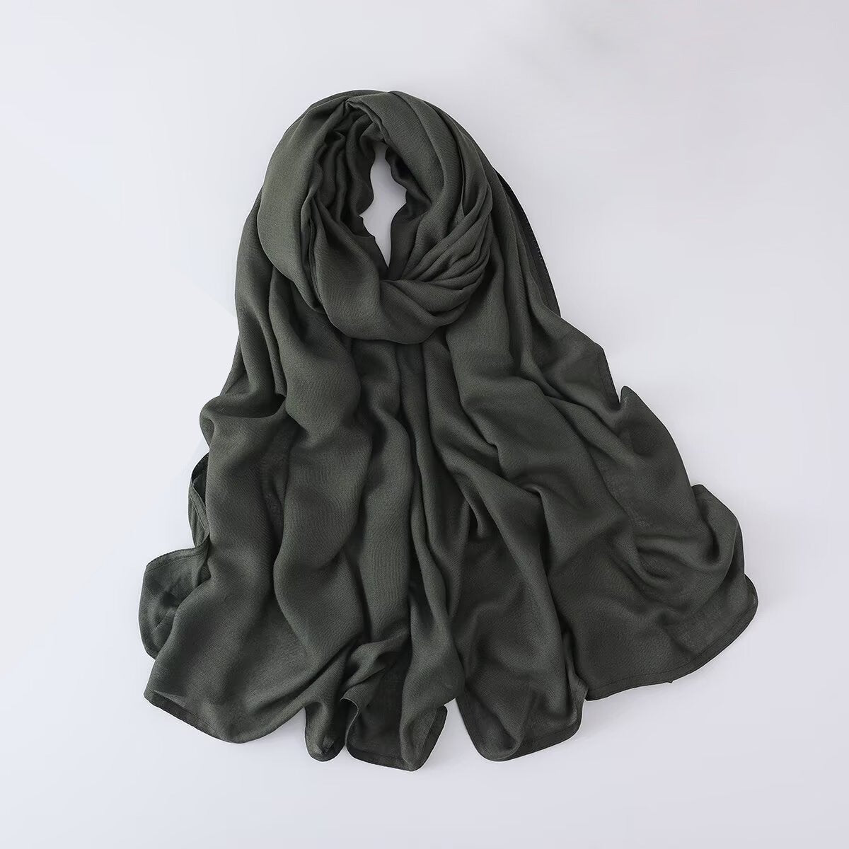 Solid Color Premium Versatile Hijab (MH187) - Mariam's Collection