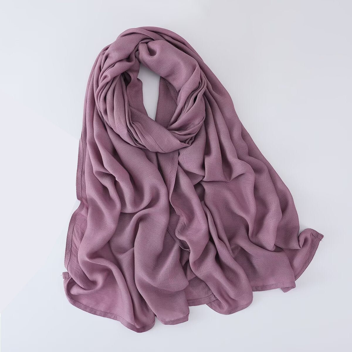 Solid Color Premium Versatile Hijab (MH187) - Mariam's Collection