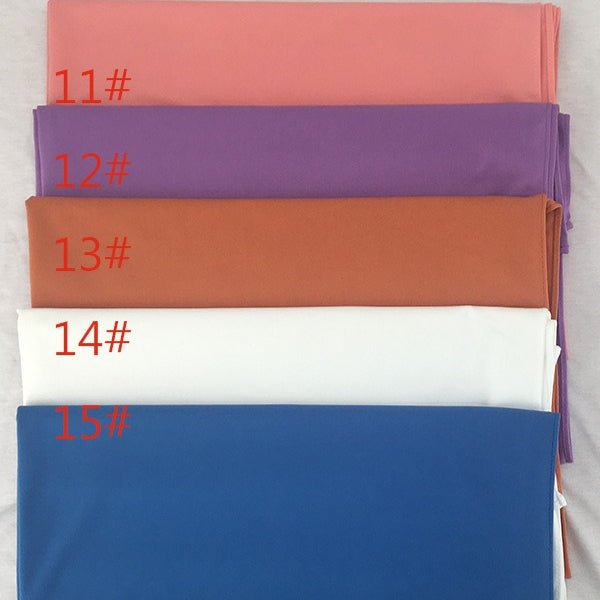 Solid Color Versatile Minimalist Hijab (MH190) - Mariam's Collection