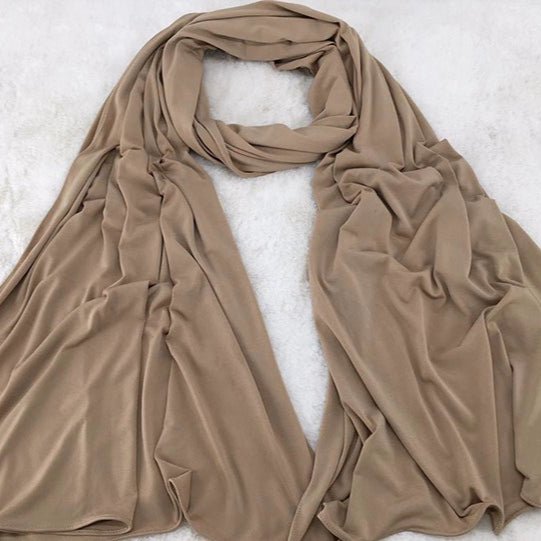 Solid Color Versatile Minimalist Hijab (MH190) - Mariam's Collection