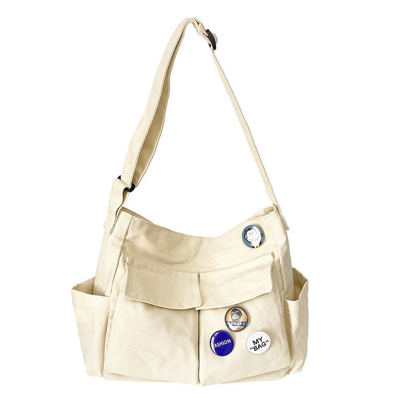 Spacious Multi-Pocket Shoulder Tote(MAC465) - Mariam's Collection
