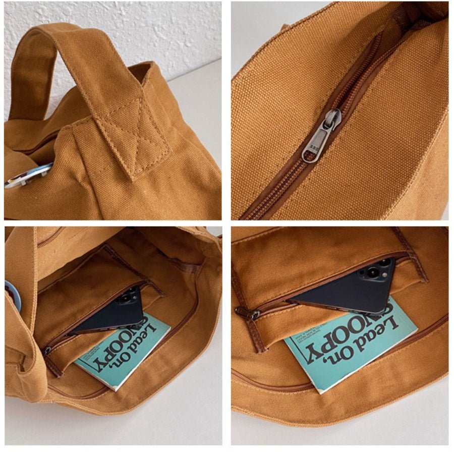 Spacious Multi-Pocket Shoulder Tote(MAC465) - Mariam's Collection