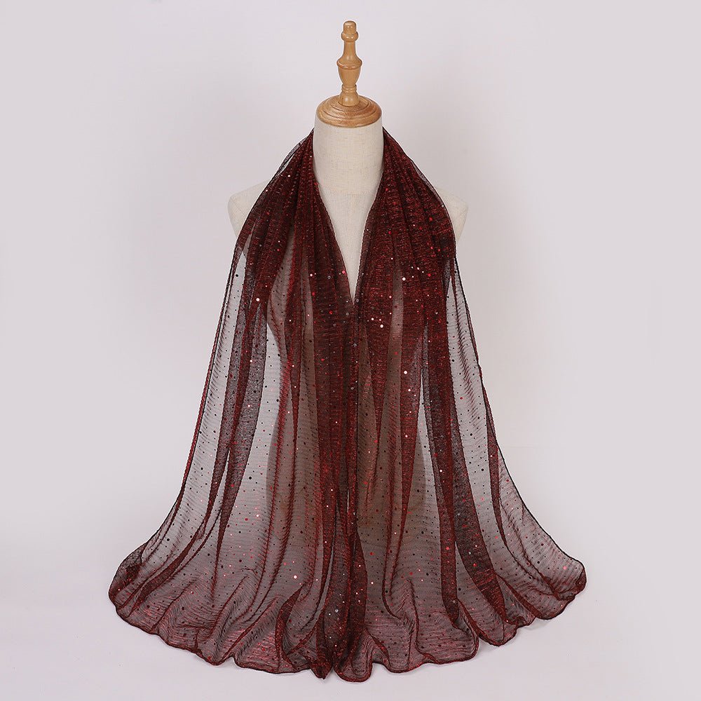 Sparkle Hijab Scarf(MH205) - Mariam's Collection