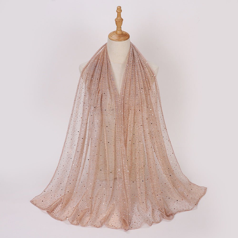 Sparkle Hijab Scarf(MH205) - Mariam's Collection