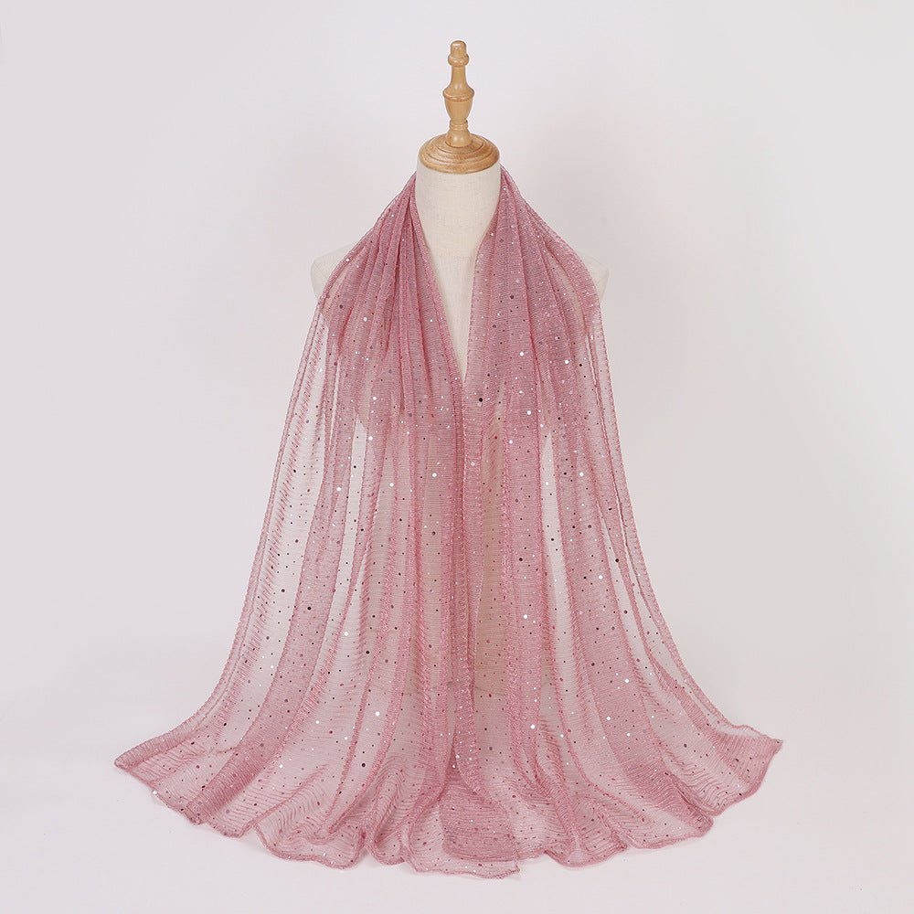 Sparkle Hijab Scarf(MH205) - Mariam's Collection