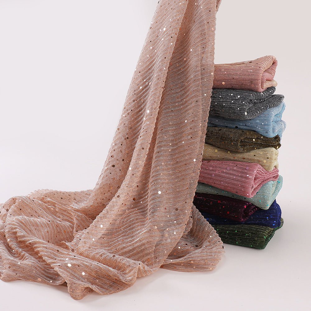 Sparkle Hijab Scarf(MH205) - Mariam's Collection