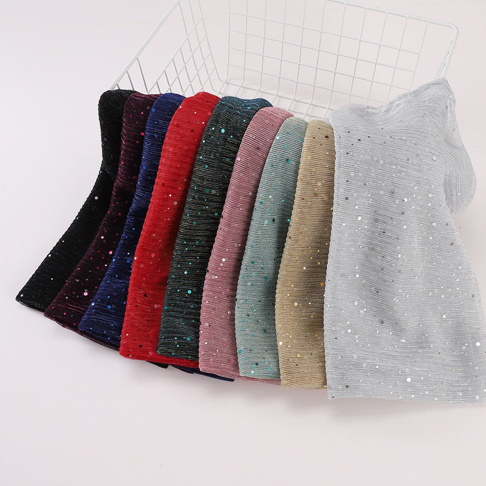 Sparkle Hijab Scarf(MH205) - Mariam's Collection