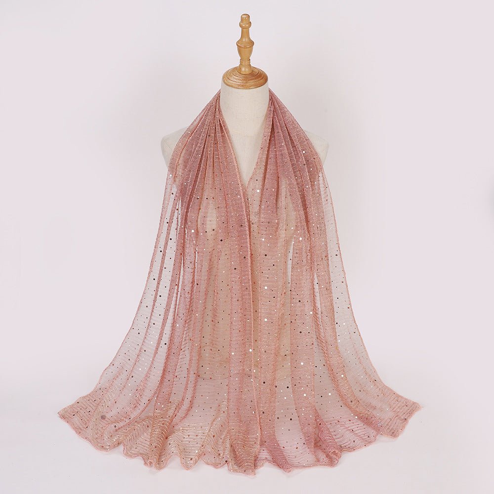 Sparkle Hijab Scarf(MH205) - Mariam's Collection