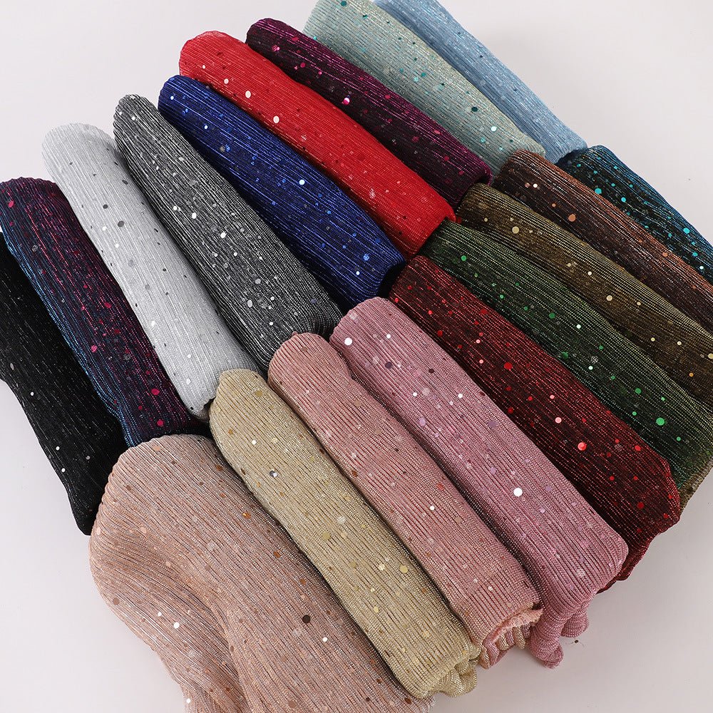 Sparkle Hijab Scarf(MH205) - Mariam's Collection