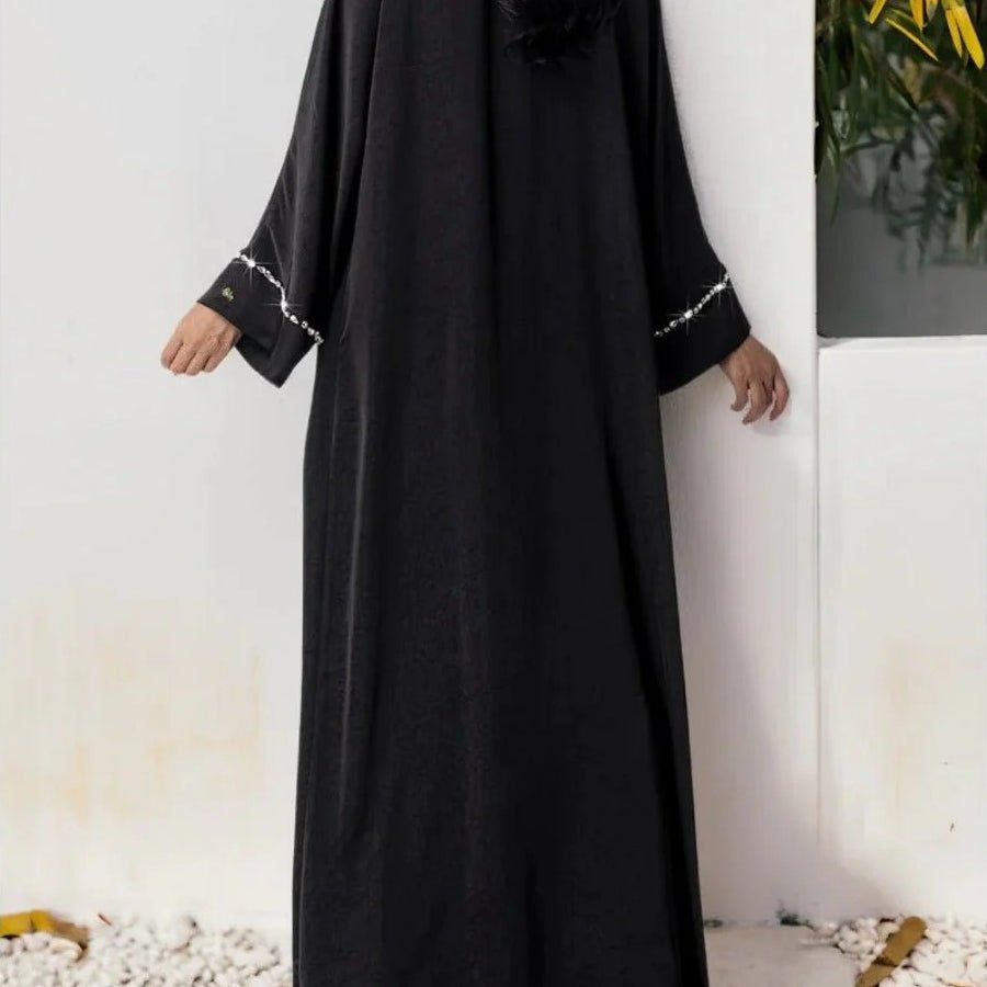 Two-Piece Kaftan Fashion Hand-Stitched Diamond Dress(MOA150) - Mariam's Collection