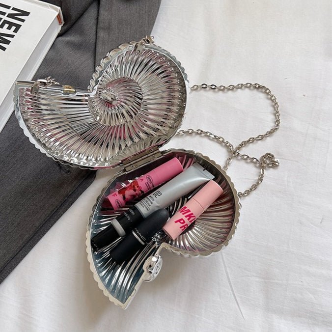 Unique Chic Conch Shell Inspired Clutch Bag (MAC311) - Mariam's Collection