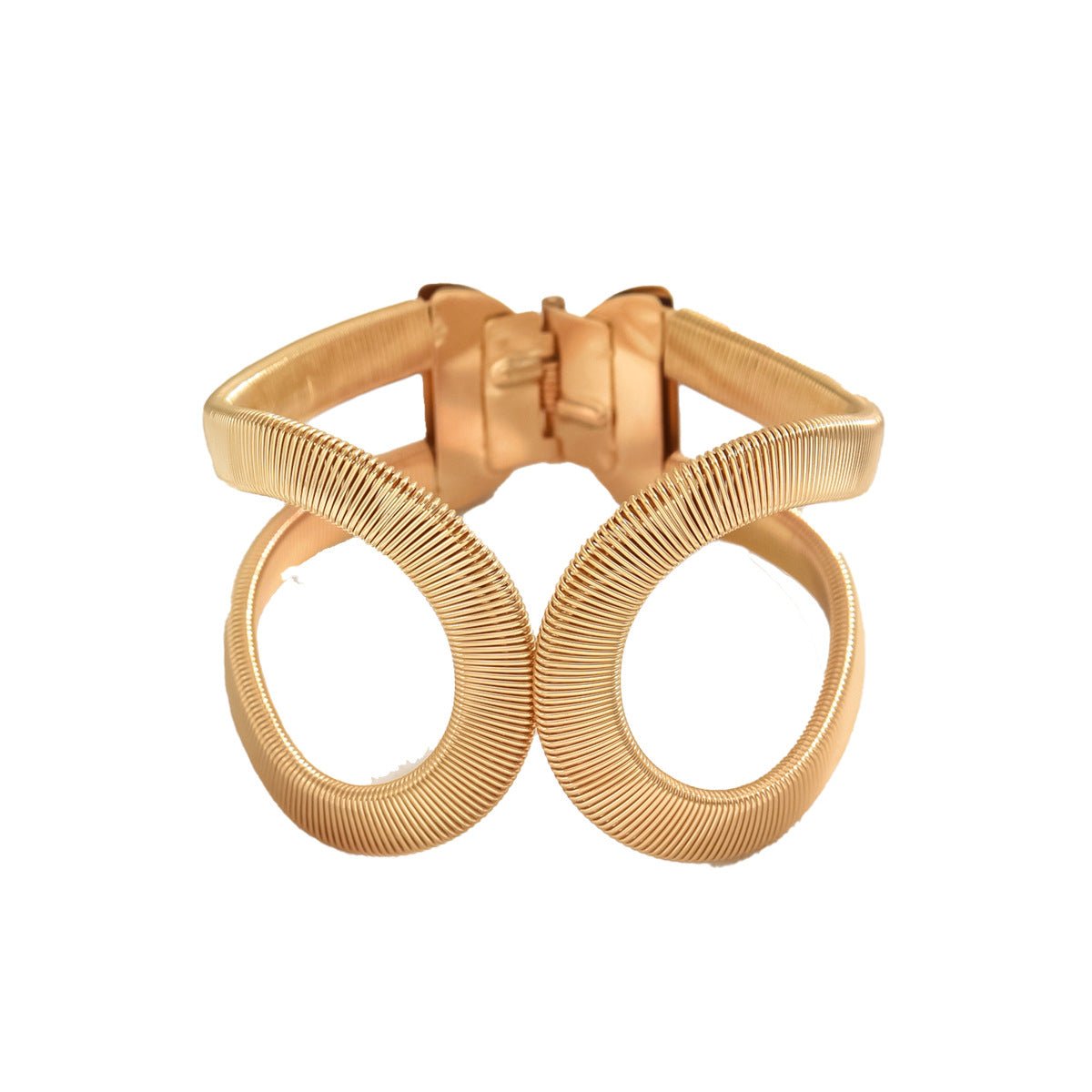 Unique Coil Spring Bangle Statement Wrist Accessory (MAC416) - Mariam's Collection