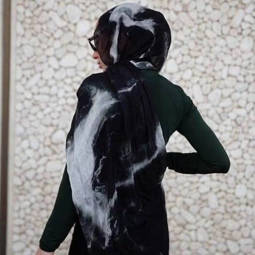 Versatile Watercolor Print Headscarf Hijab Collection (MH166) - Mariam's Collection