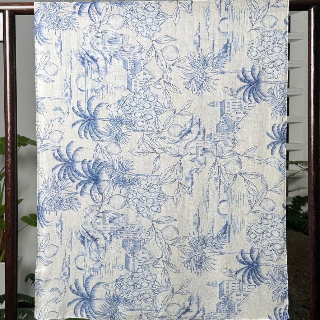 Versatile Watercolor Print Headscarf Soft Breathable Hijab (MH165) - Mariam's Collection