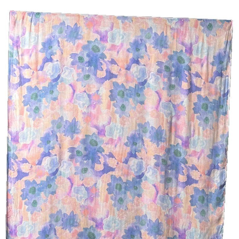 Vibrant Floral Print Scarf Hijab (MH159) - Mariam's Collection