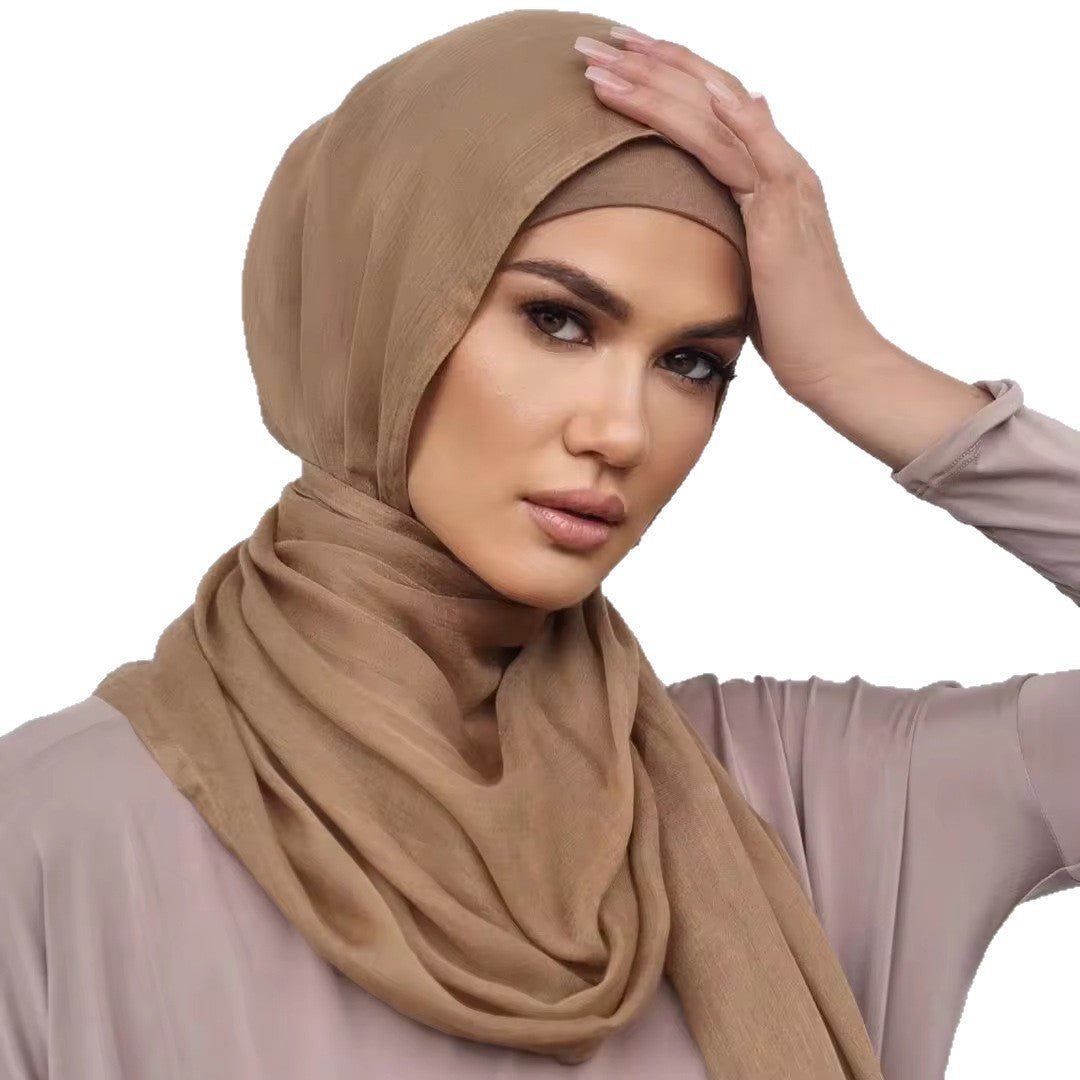 Vintage Charm, Modern Grace Shawl Hijab (MH171) - Mariam's Collection