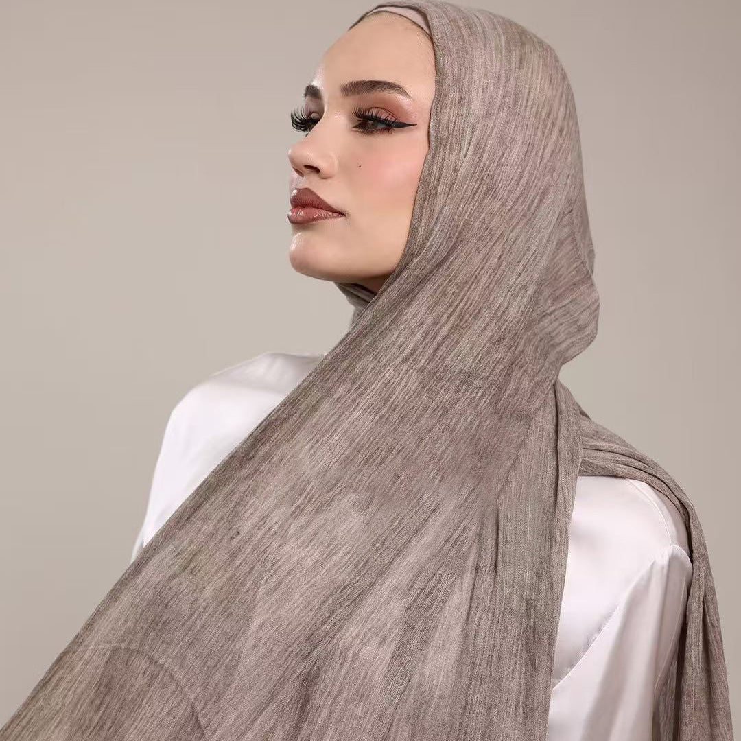 Vintage Charm, Modern Grace Shawl Hijab (MH171) - Mariam's Collection