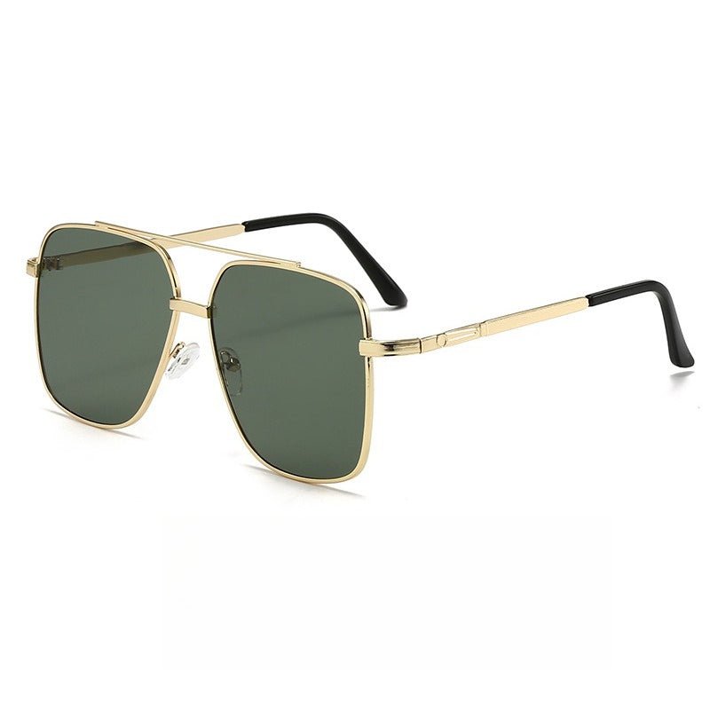 Vintage Double Bridge Sunglasses - Timeless Retro Style for Men & Women (MAC265) - Mariam's Collection