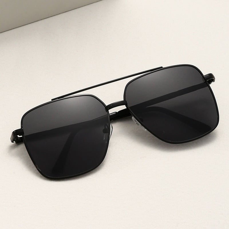 Vintage Double Bridge Sunglasses - Timeless Retro Style for Men & Women (MAC265) - Mariam's Collection