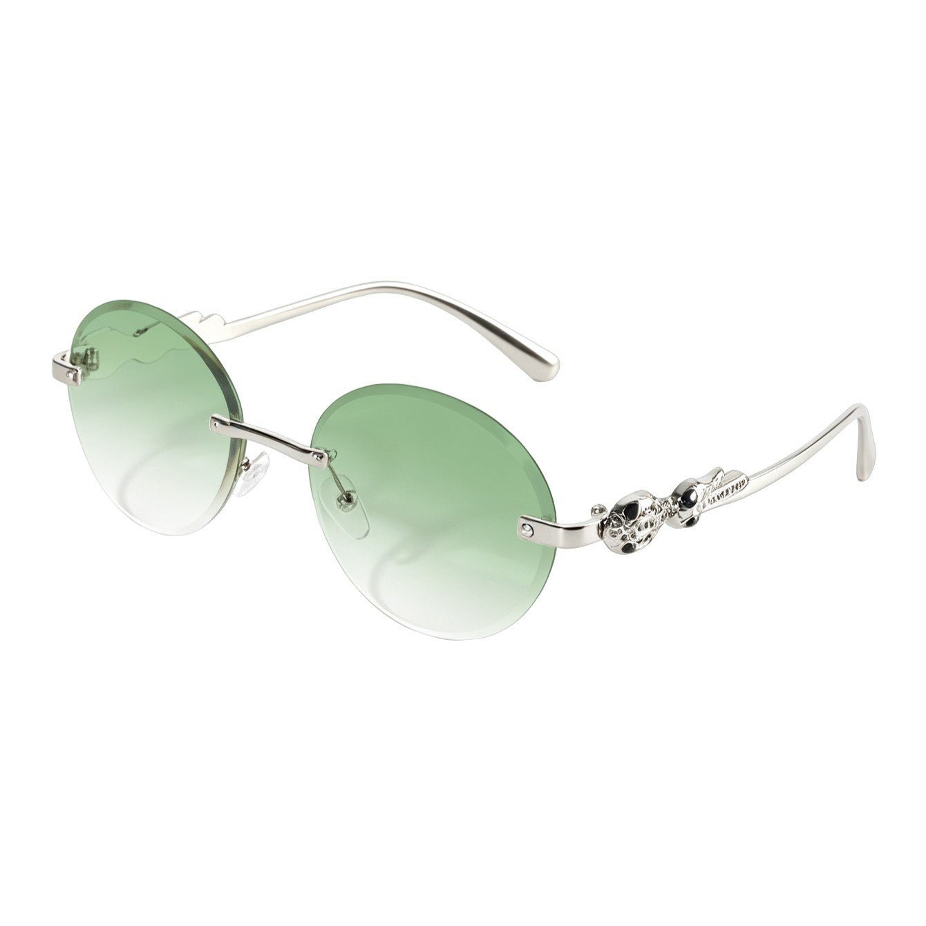 Vintage Oval Rimless Sun Glasses(MAC446) - Mariam's Collection