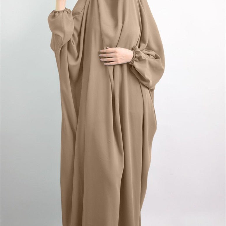 Viscose Niqab Attached 1 - Piece Plain Jilbab (MJ005) - Mariam's Collection
