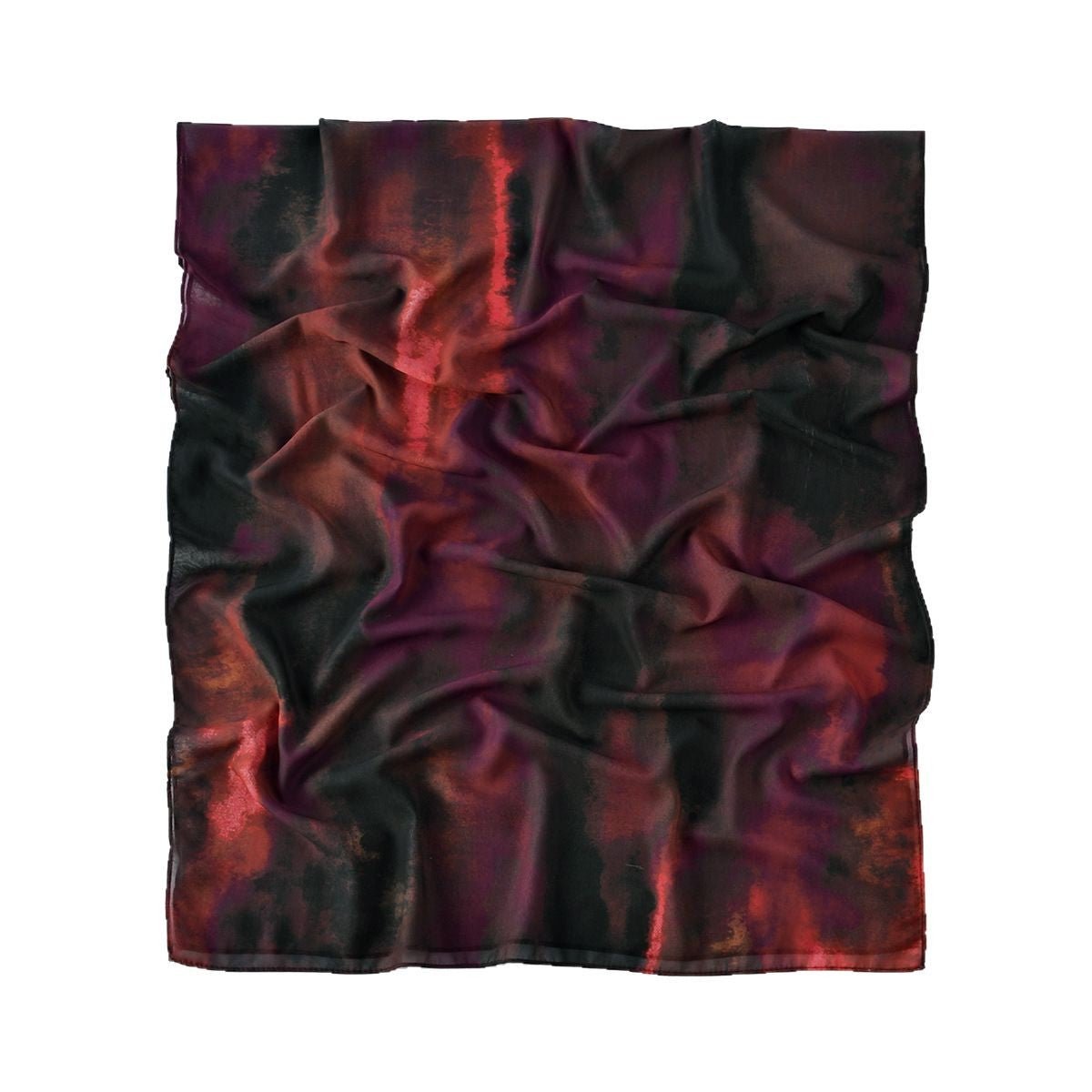 Watercolor Artistry Ethereal Print Hijab (MH176) - Mariam's Collection