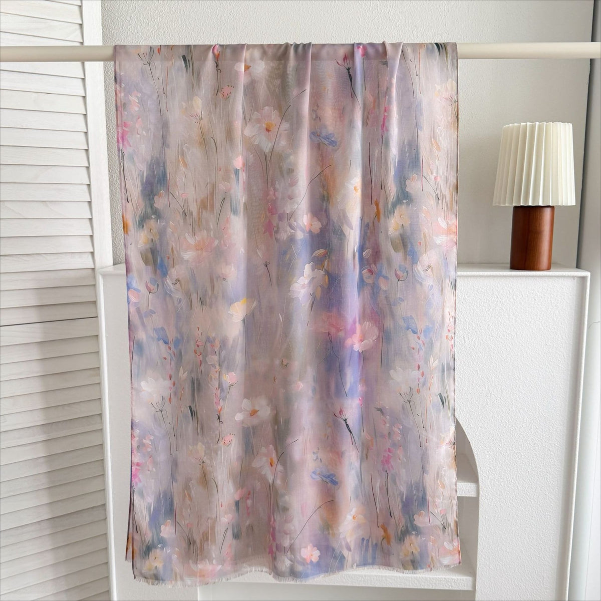 Watercolour & Tie-Dye Print Lightweight Hijab Scarf(MH257) - Mariam's Collection