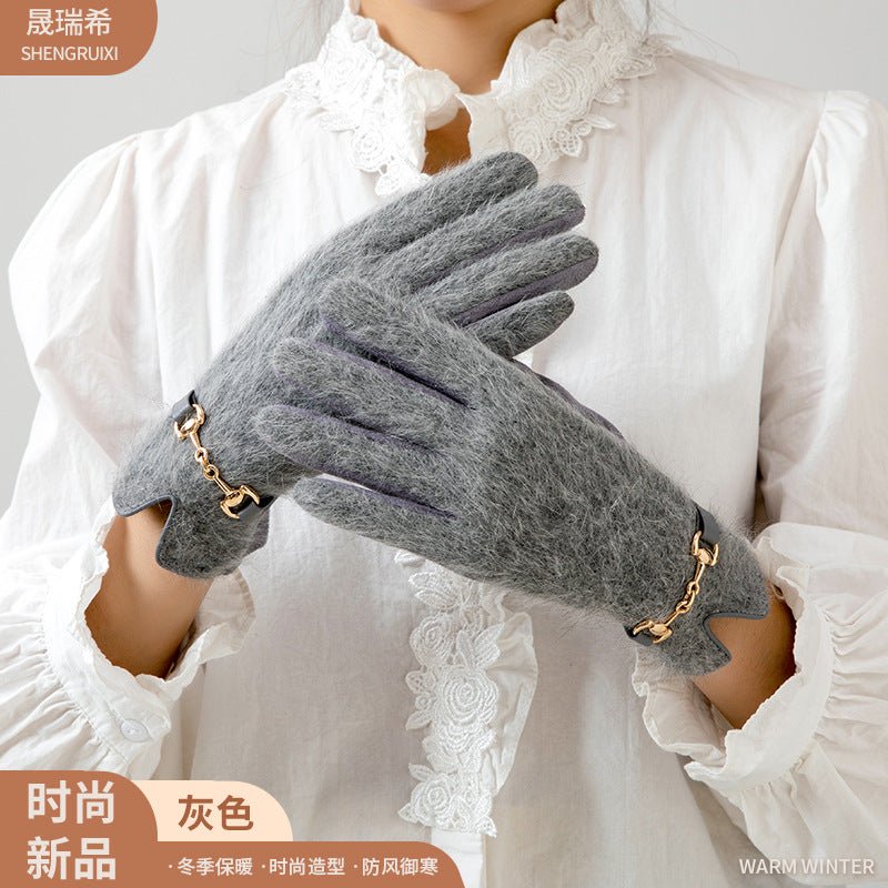 Winter Everyday Versatile Plush Warm Gloves (MAC309) - Mariam's Collection