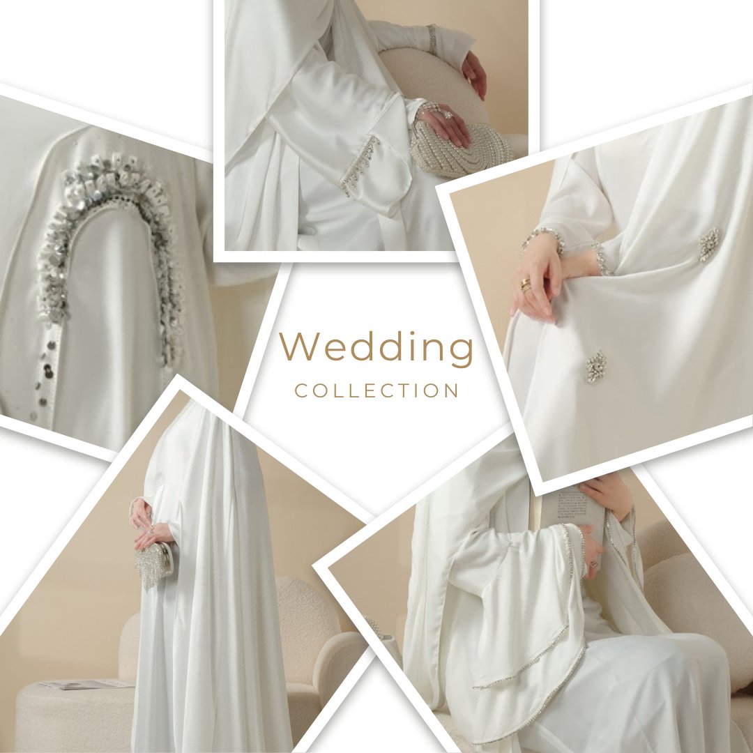 What to Wear to a Wedding? Six Elegant Abayas for a Stunning Bridal Look  October 2025 - Mariam's Collection