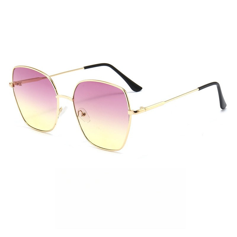 Oversized Gradient Sunglasses for Women – Face-Slimming Fashion Statement (MAC263)