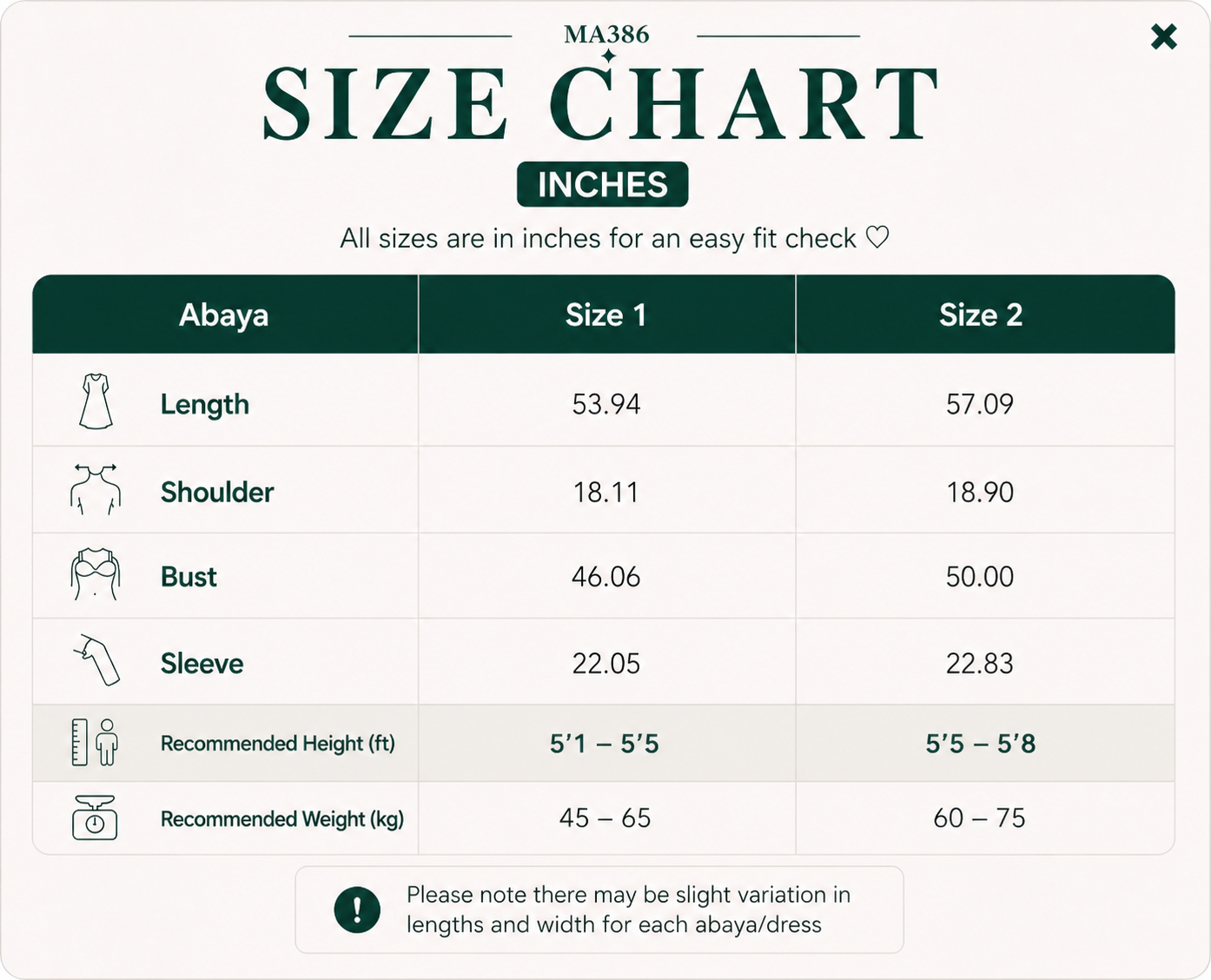 Crepe Abaya with Secure Pockets for Umrah (MA386)