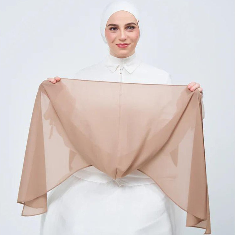 Chiffon Instant Hijab with Magnetic Closure(MH202)