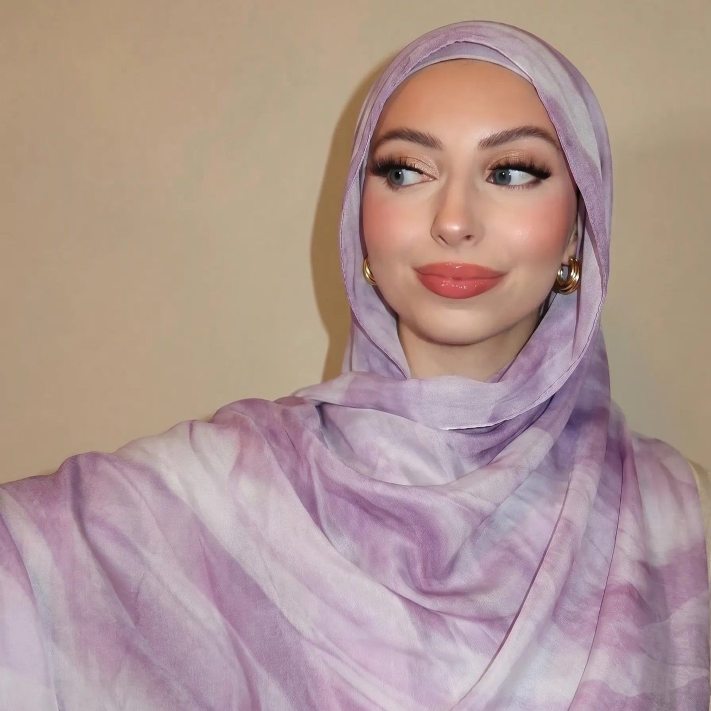 Watercolour Wash Hijab Scarf(MH240)