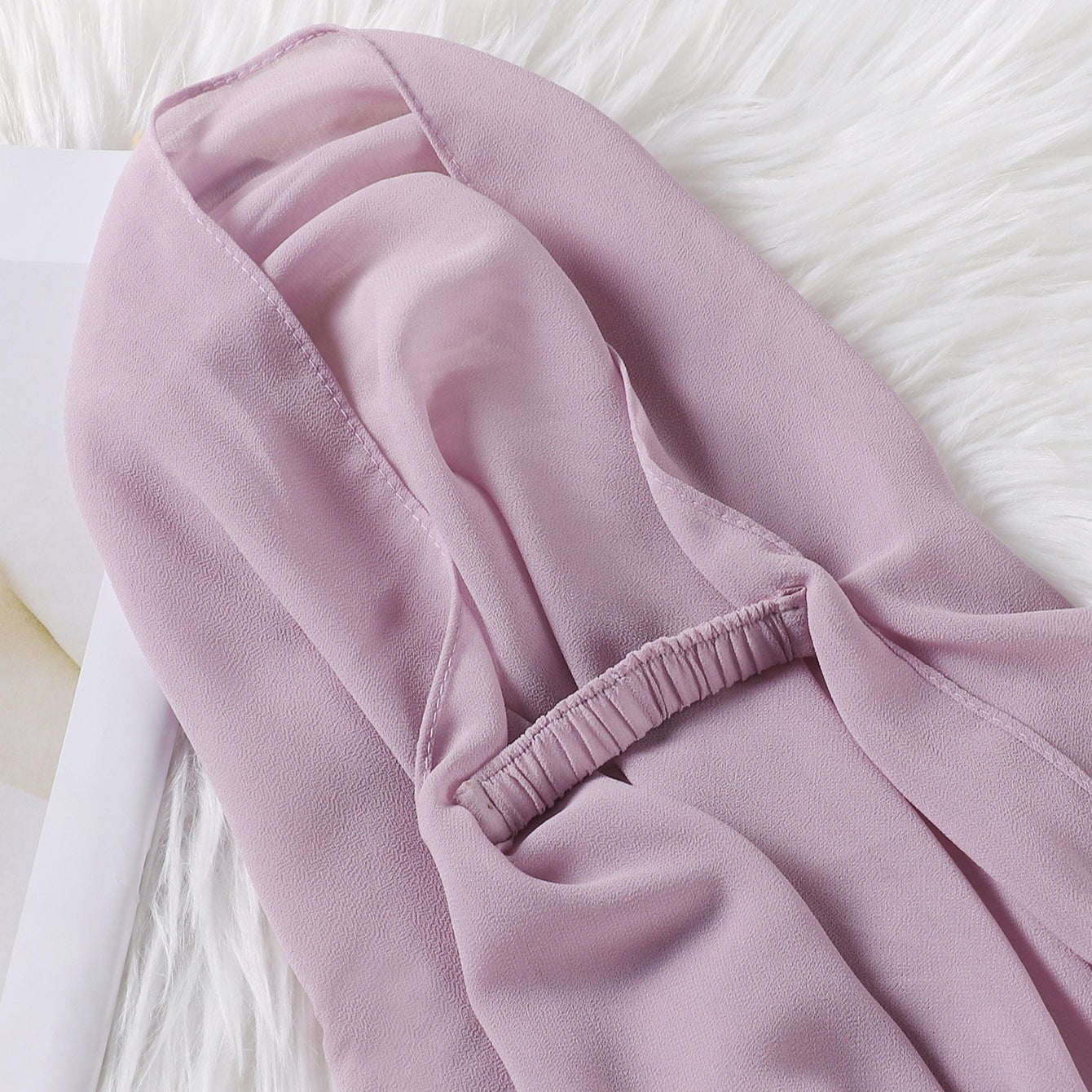 Ready-to-Wear Hijab with Adjustable Elastic(MH219)