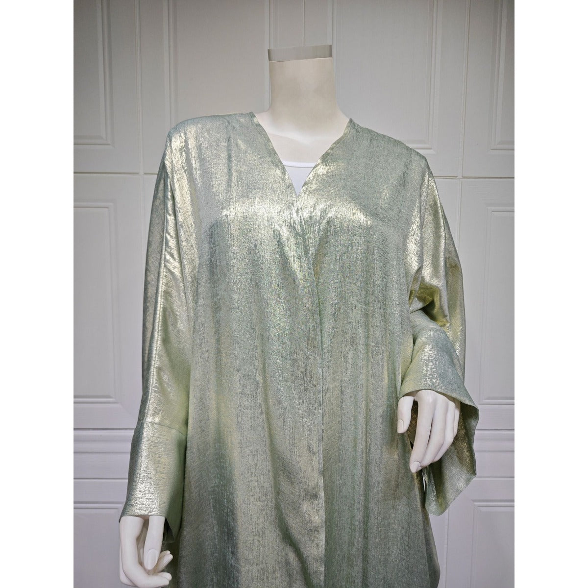 Luxury Modest Elegant Gown-Style Cardigan Abayas. (MOA164)