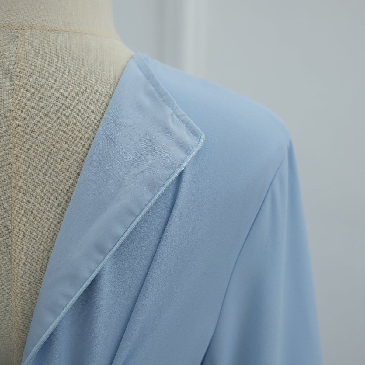 Bell sleeve drape detail on handcrafted floral maxi dress