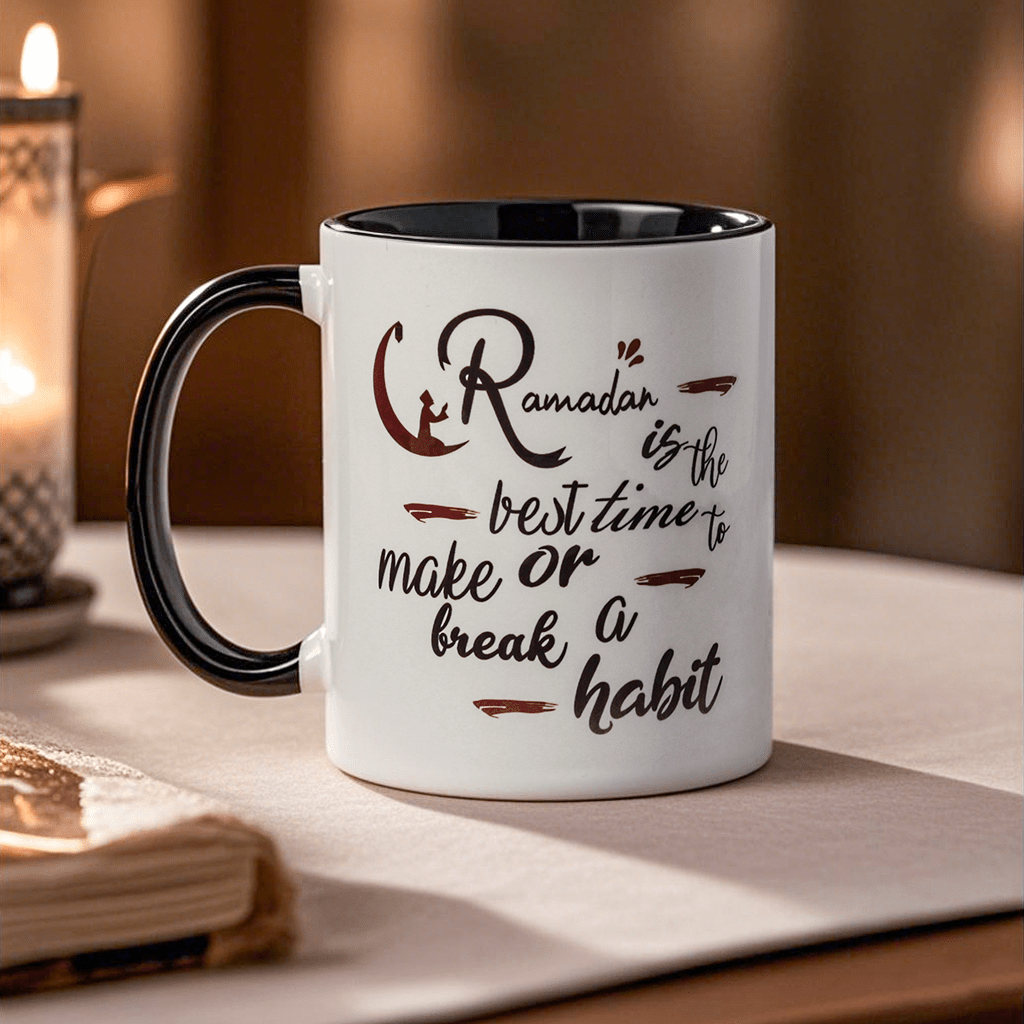 3D Thermal Transfer Printing Pixel - Perfect Muslim Photo Mug Cup(MC01) - Mariam's Collection