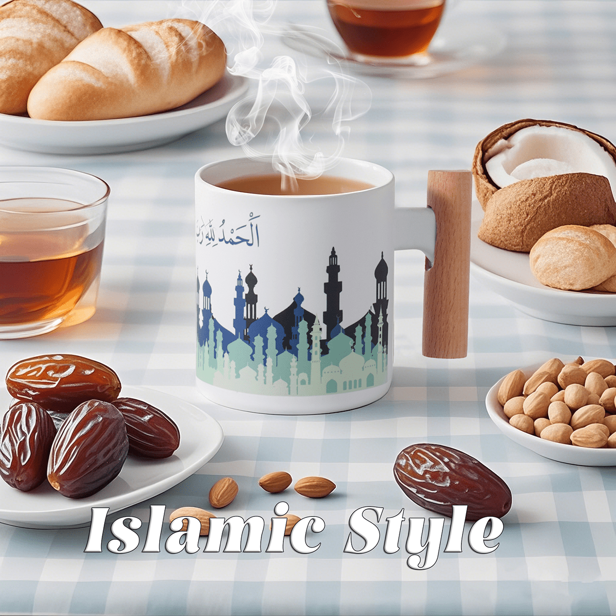 3D Thermal Transfer Printing Pixel - Perfect Muslim Photo Mug Cup(MC01) - Mariam's Collection