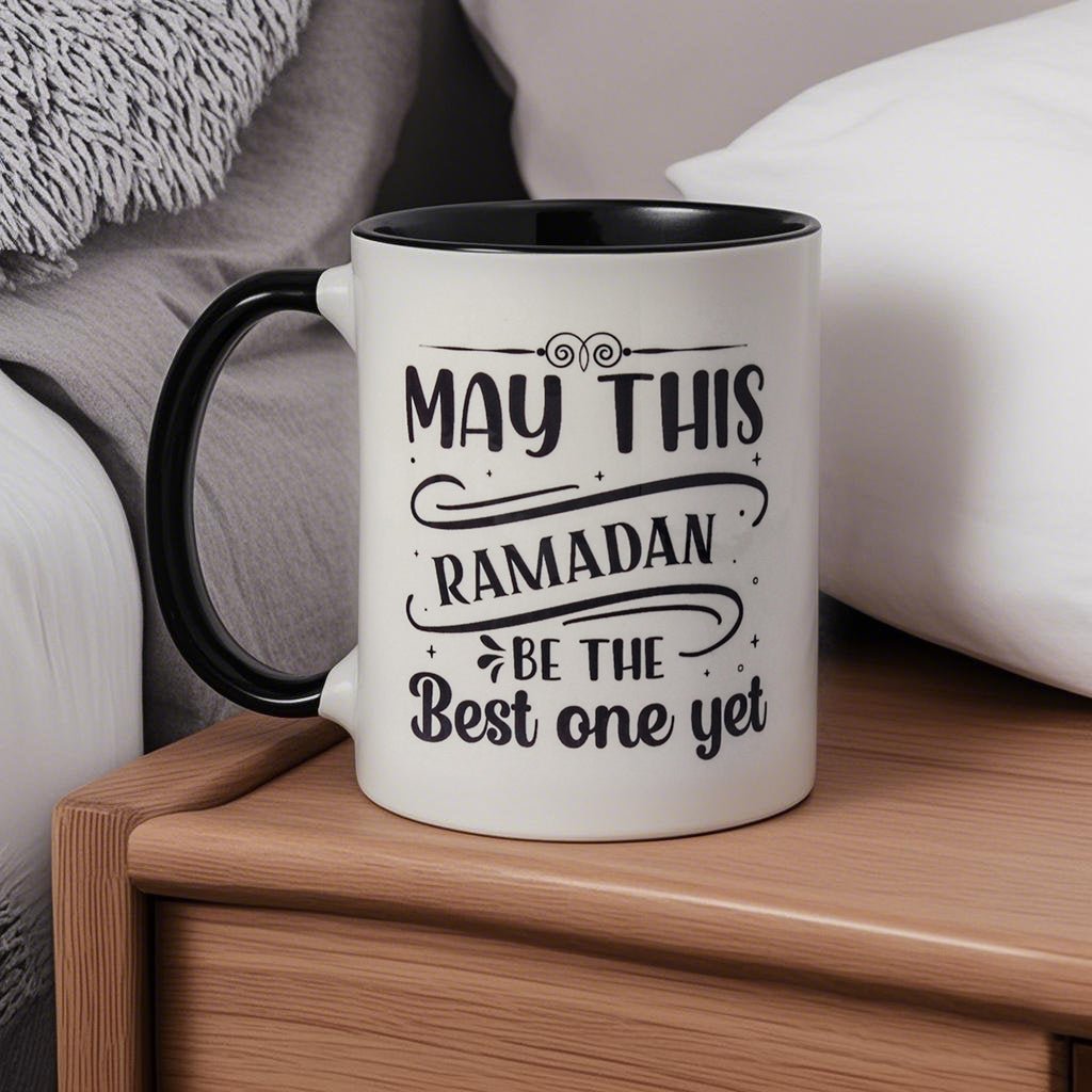 3D Thermal Transfer Printing Pixel - Perfect Muslim Photo Mug Cup(MC01) - Mariam's Collection