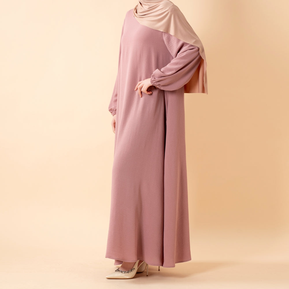 Essential Flow Crepe Maxi Dress with Pockets(MA385)