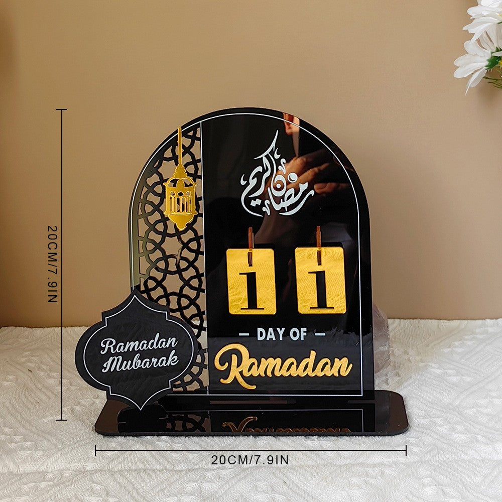 Creative Ramadan Countdown Acrylic Ornament (MAC381)