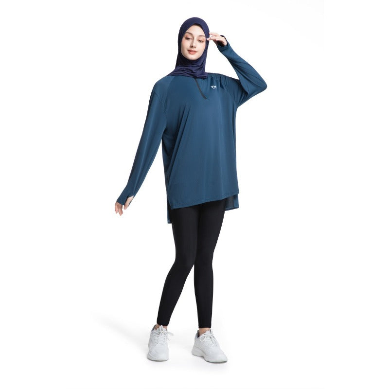 Women's Quick Dry Half Zip Running Top(MS115)