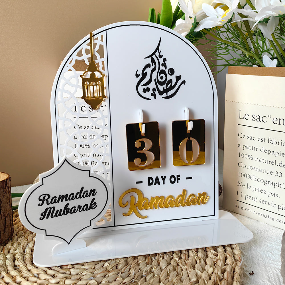 Creative Ramadan Countdown Acrylic Ornament (MAC381)