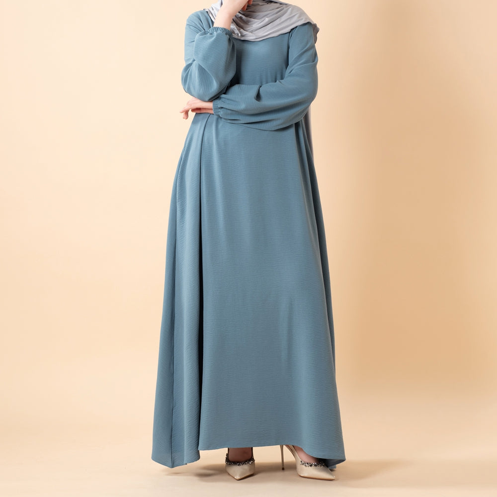 Essential Flow Crepe Maxi Dress with Pockets(MA385)