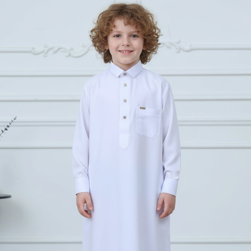 Boys Button-Front Thobe(MKB011)