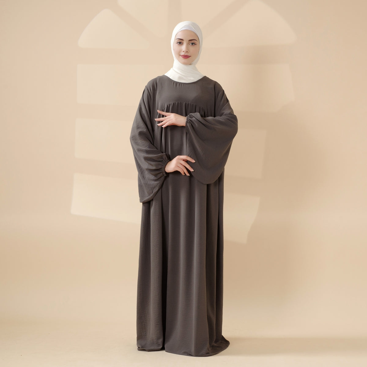 Reversible Abaya Made With Crepe Fabric (MA035)