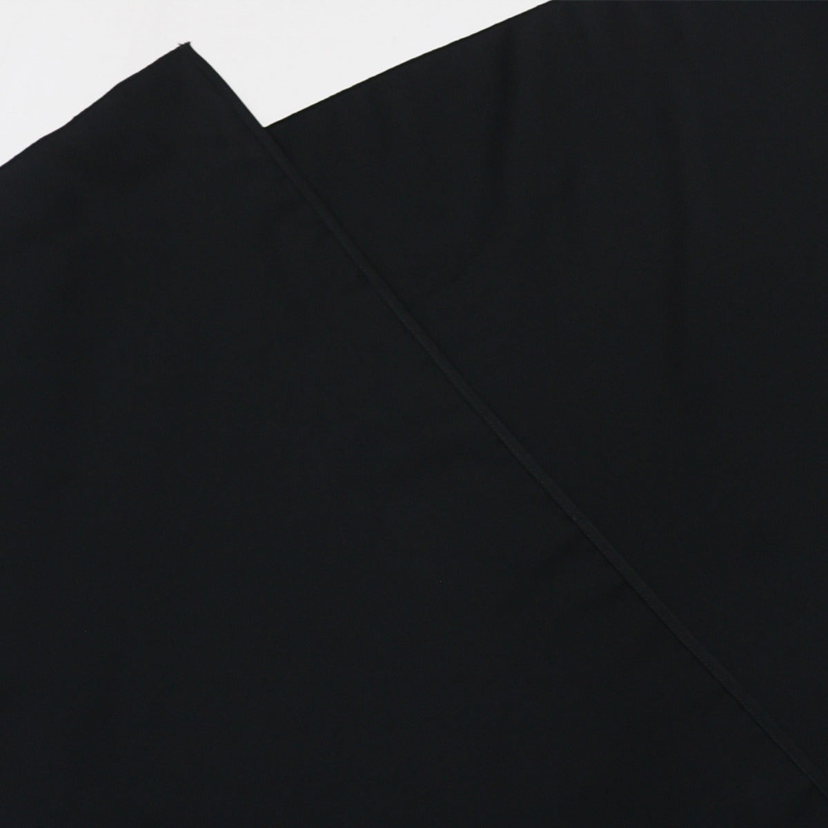 Modest Muslim Loose Fit Black Diamond Embellished V-Neck Abaya Dress(MOA)