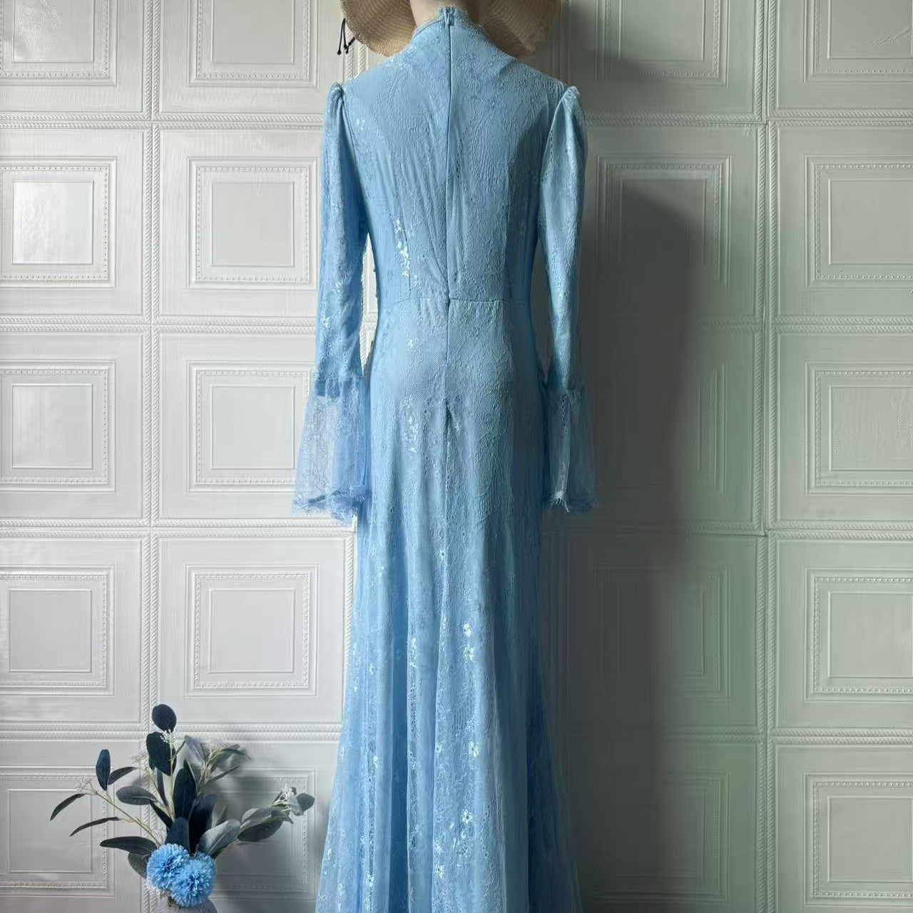 Sequin Embellished Maxi Dress(MS282)