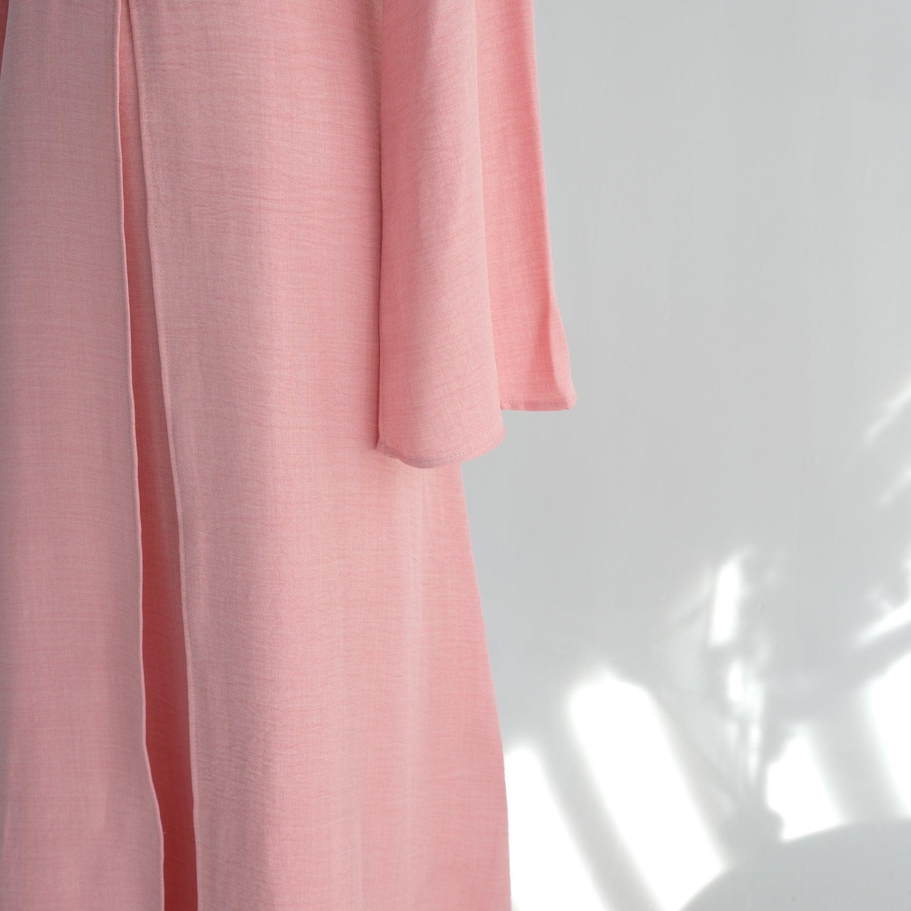 Textured Abaya Set with Tie-Back(MA368)